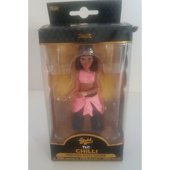TLC Chilli Premium Vinyl Gold Funko Merch Doll In Original Box Figure - Picture 1 of 11